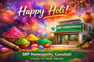 Read more about the article Happy Holi! SRP Homeopathy Brings Wellness and Care to Guwahati
