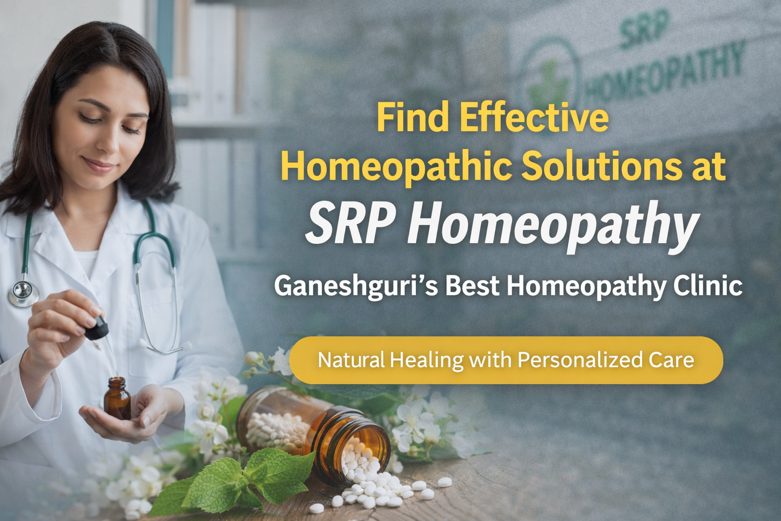 Read more about the article Find Effective Homeopathic Solutions at SRP Homeopathy, Ganeshguri’s Best Clinic