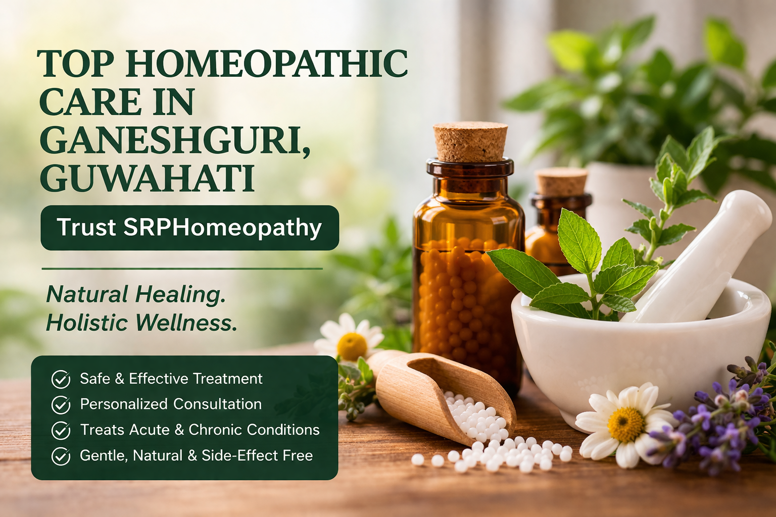 Read more about the article Top Homeopathic Care in Ganeshguri, Guwahati | Trust SRPHomeopathy