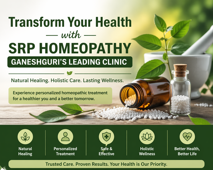 Read more about the article Transform Your Health with SRP Homeopathy – Ganeshguri’s Leading Clinic