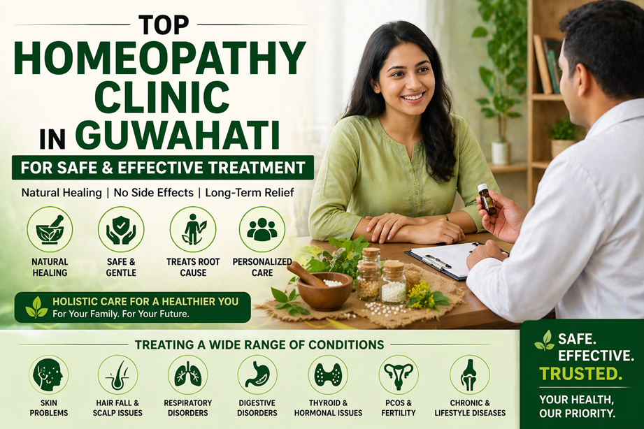 Read more about the article Top Homeopathy Clinic in Guwahati for Safe & Effective Treatment – SRP