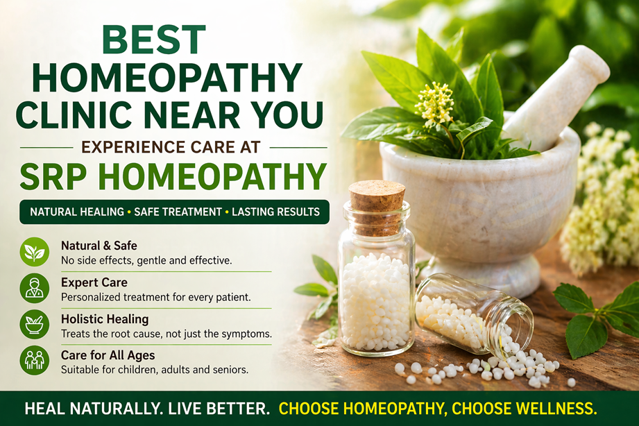 Read more about the article Best Homeopathy Clinic Near You – Experience Care at SRP Homeopathy