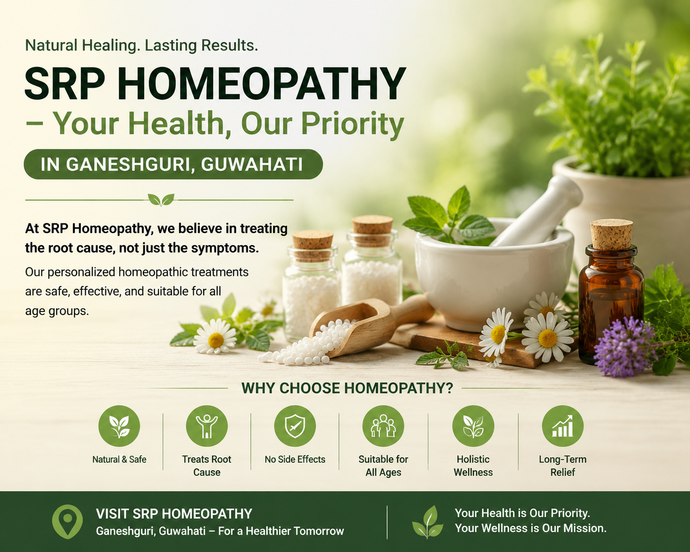 Read more about the article SRP Homeopathy – Your Health, Our Priority in Ganeshguri, Guwahati